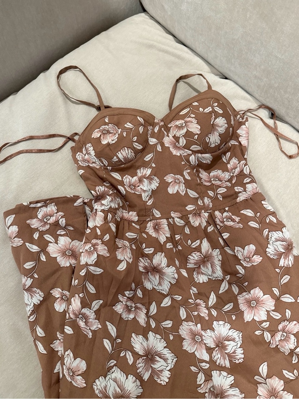Cute Floral Jumpsuit - Size XS